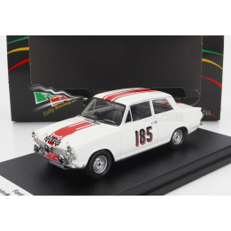TROFEU FORD ENGLAND CORTINA GT N 185 RALLY MONTECARLO 1964 J.MANUSSIS - J.UREN - WHITE RED 1/43