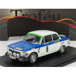 TROFEU BMW 2002 Ti (night version) N 8 RALLY ACROPOLIS 1972 T.FALL - M.WOOD - WHITE BLUE 1/43