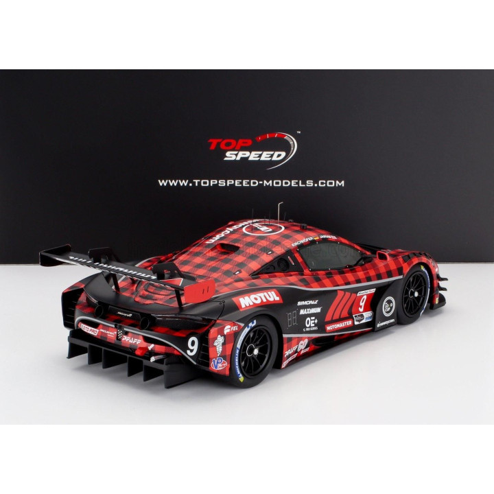 TRUESCALE McLAREN 720S GT3 EVO 4.0L TURBO V8 TEAM PFAFF MOTORSPORT N 9 IMSA CHEVROLET GRAND PRIX 2024 OLIVER JARVIS - MARVIN KIR