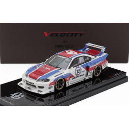 TRUESCALE NISSAN SILVIA (S15) LB SUPER SILHOUETTE N 12 LBWK 2025 - WHITE RED BLUE 1/43
