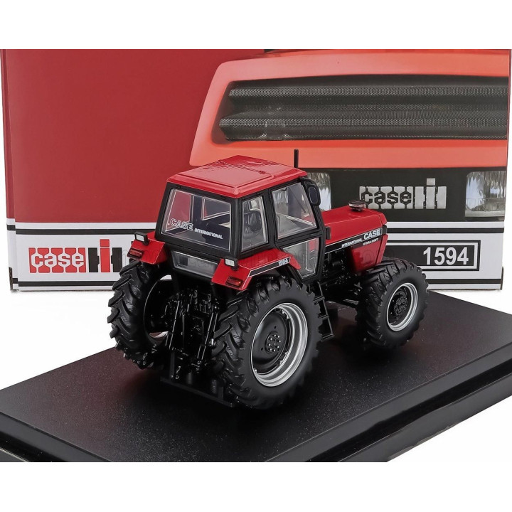 UNIVERSAL HOBBIES CASE-IH 1594 4WD TRACTOR 1986 - RED BLACK 1/32