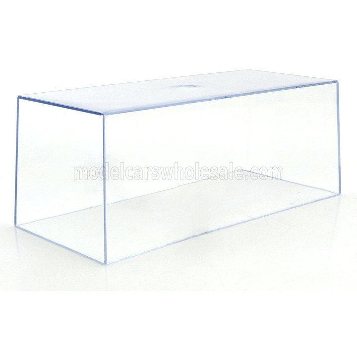 VETRINA DISPLAY BOX VETRINA DISPLAY BOX ONLY TRANSPARENT COVER FOR 1/43 SCALE - SOLO COPERTURA TRASPARENTE - Lungh.LENGTH cm 17.
