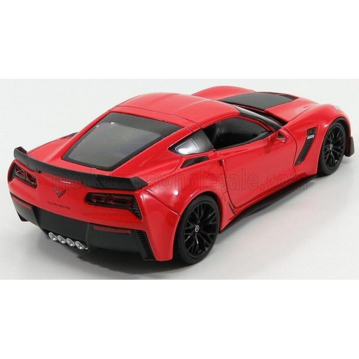 WELLY CHEVROLET CORVETTE Z06 COUPE 2017 - RED 1/24