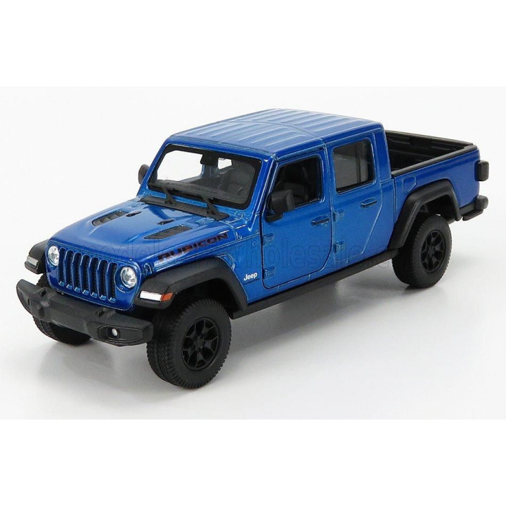 WELLY JEEP RUBICON PICK-UP 2019 - BLUE 1/27