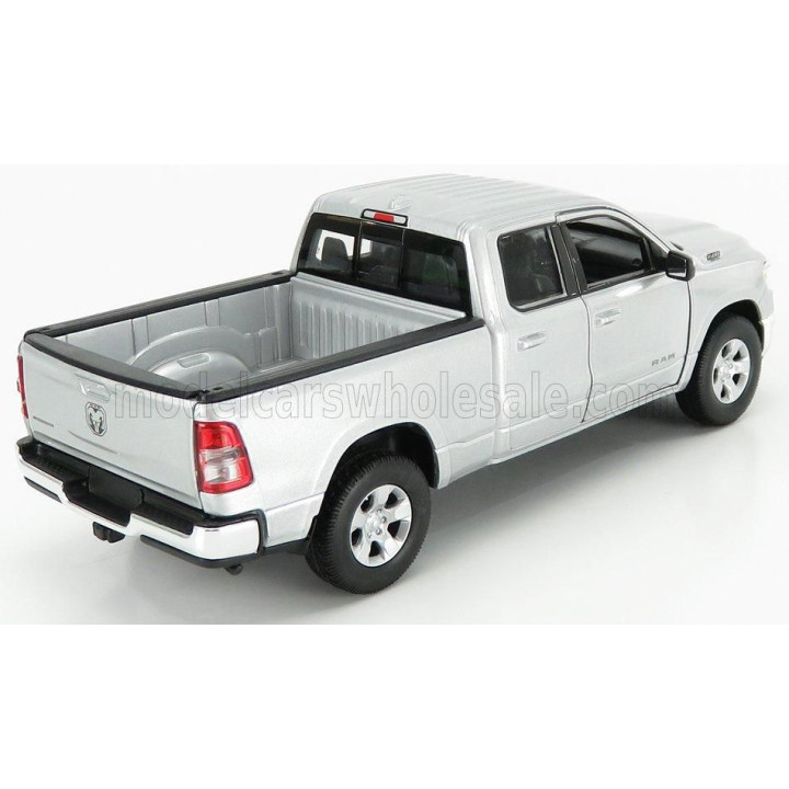 WELLY DODGE RAM 1500 DOUBLE CABINE PICK-UP 2019 - SILVER 1/24