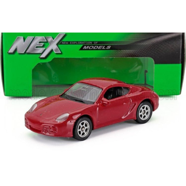 WELLY PORSCHE CAYMAN S COUPE 2005 - RED 1/64