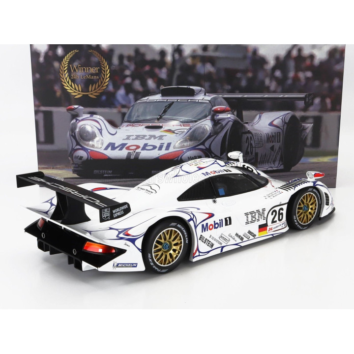 WERK83 PORSCHE 911 GT1-98 3.2L TURBO TEAM PORSCHE AG MOBIL-1 N 26 WINNER 24h LE MANS 1998 ALLAN McNISH - LAURENT AIELLO - STEPHA
