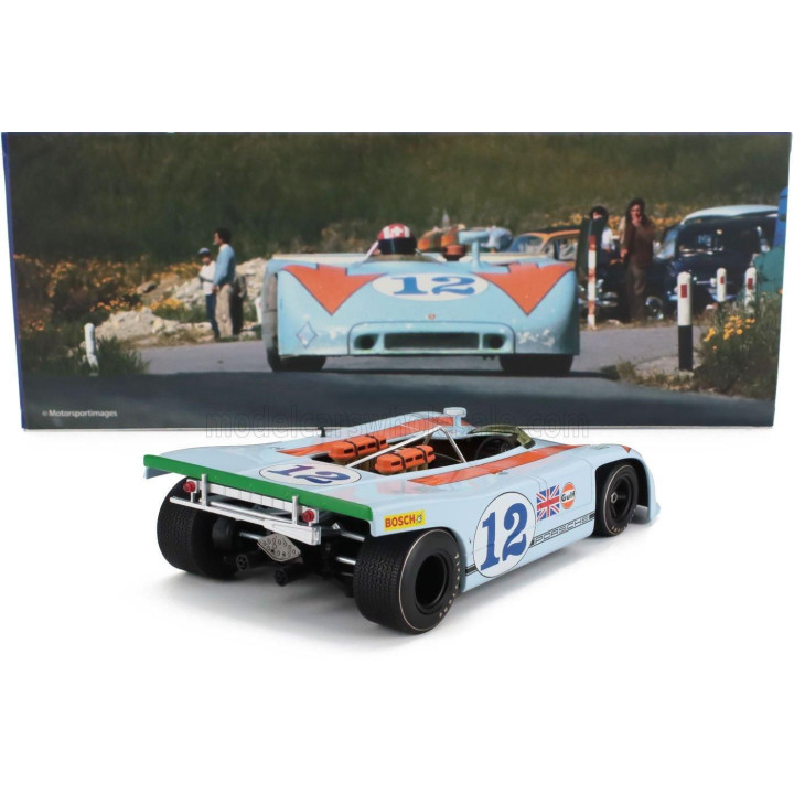 WERK83 PORSCHE 908/03 SPIDER TEAM JOHN WYER AUTOMOTIVE ENGINEERING GULF N 12 WINNER TARGA FLORIO 1970 JO SIFFERT - BRIAN REDMAN 