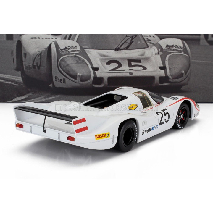 WERK83 PORSCHE 917LH 4.5L TEAM PORSCHE SYSTEM ENGENEERING N 25 POLE POSITION 24h LE MANS 1970 VIC ELFORD - KURT AHRENS - WHITE R