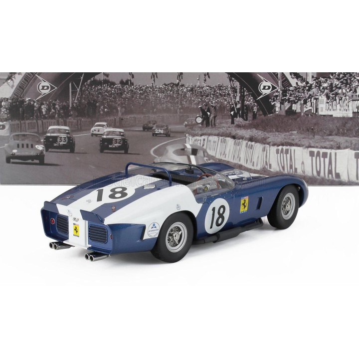 WERK83 FERRARI 250 TR61 3.0L V12 SPIDER TEAM N.A.R.T. NORTH AMERICAN RACING N 18 24h LE MANS 1962 PETER RYAN - JOHN FULP - BLUE 