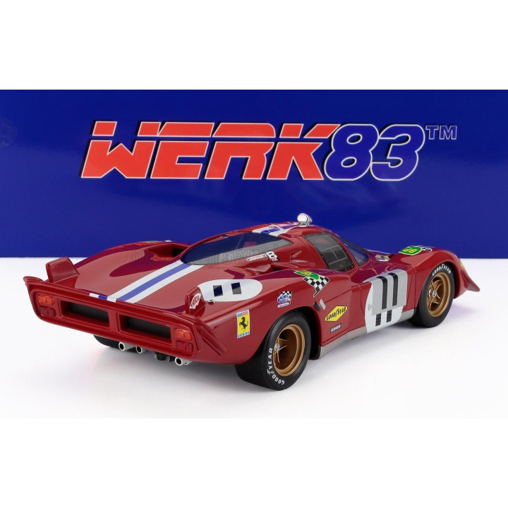 WERK83 FERRARI 512S 5.0L V12 LONG TAIL TEAM N.A.R.T.H. NORTH AMERICAN RACING N 11 4th 24h LE MANS 1970 RONNIE BUCKNUM - SAM POSE
