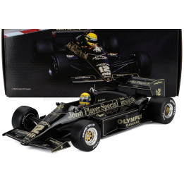 WERK83 LOTUS F1  97T RENAULT TURBO TEAM LOTUS JPS N 12 MONACO GP 1985 AYRTON SENNA - ENGINE DETAILS - DETTAGLIO MOTORE - BLACK G