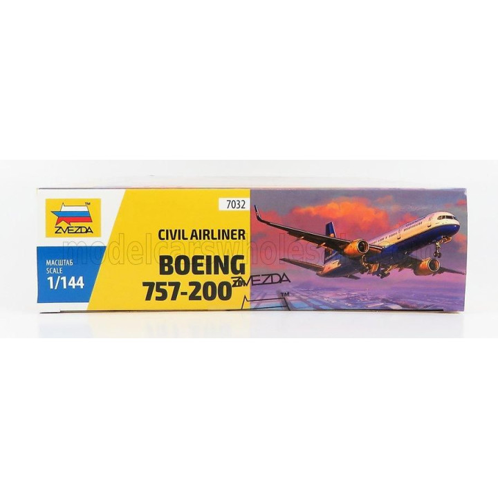 ZVEZDA BOEING 757-200 AIRPLANE CIVIL AIRLINER 1982 1/144