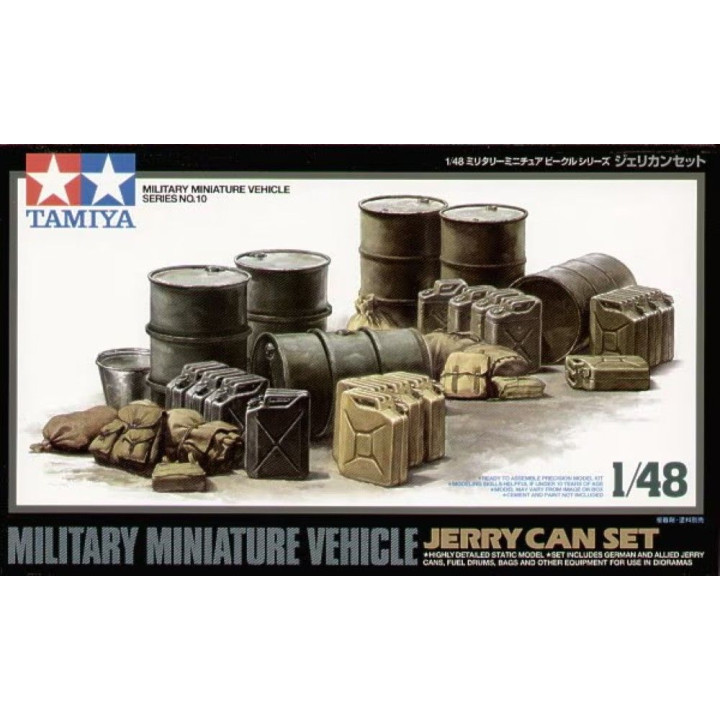 Tamiya 1:48 Sada kanistrov a barelov (Jerry Can Set) | RCsvet