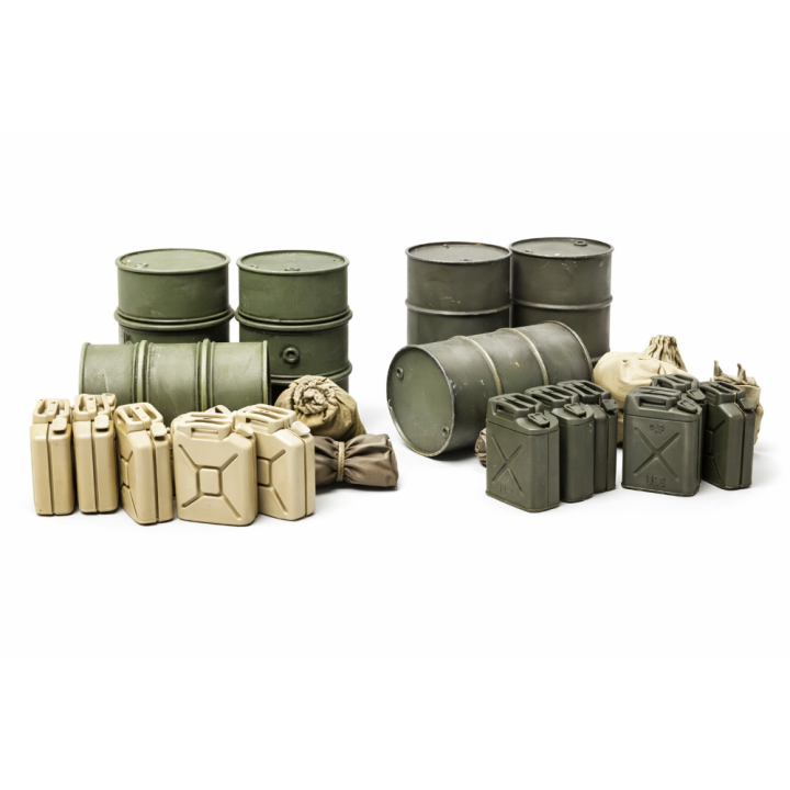 Tamiya 1:48 Sada kanistrov a barelov (Jerry Can Set) | RCsvet