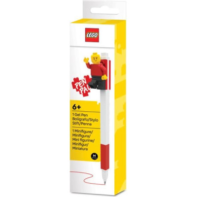 LEGO gelové pero s minifigurkou modré