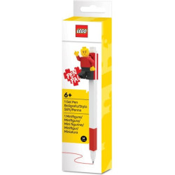 Stylové LEGO gelové pero s minifigurkou nesmí chybět na vašem stole. Součástí pera je LEGO destička, pomocí které můžete pero přicvaknout např. k LEGO pouzdru, na svůj LEGO zápisník, či spojit víc per a žádné tak už neztratit. Šířka hrotu: 0,7 cm.