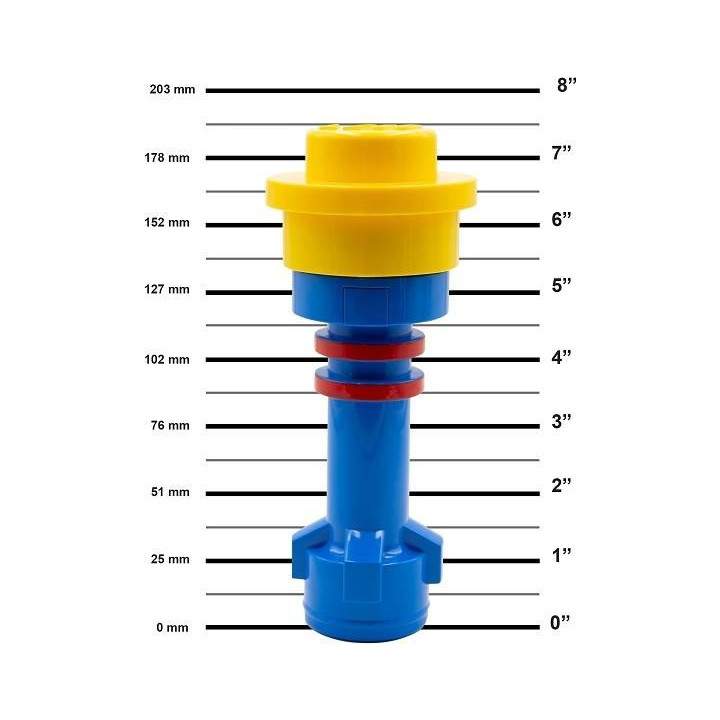 LEGO baterka - Iconic modrá