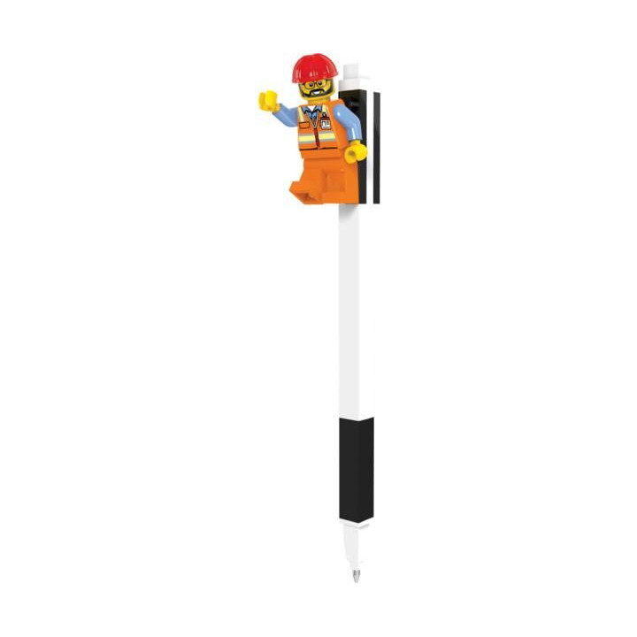 LEGO gelové pero s minifigurkou černé