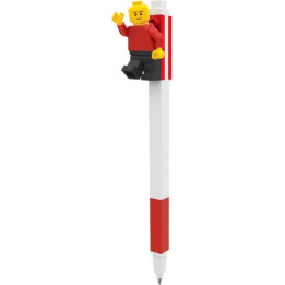 LEGO gelové pero s minifigurkou červené