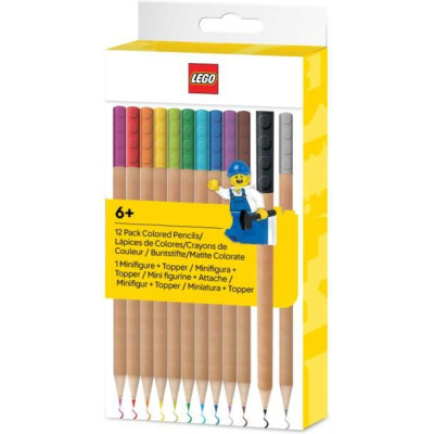 LEGO Pastelky s klipem, mix barev 12ks