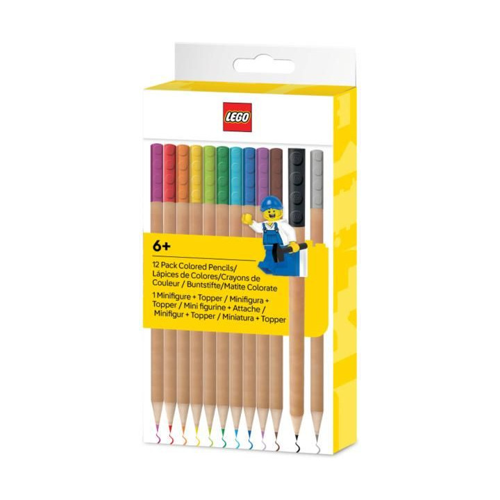 LEGO Pastelky s klipem, mix barev 12ks