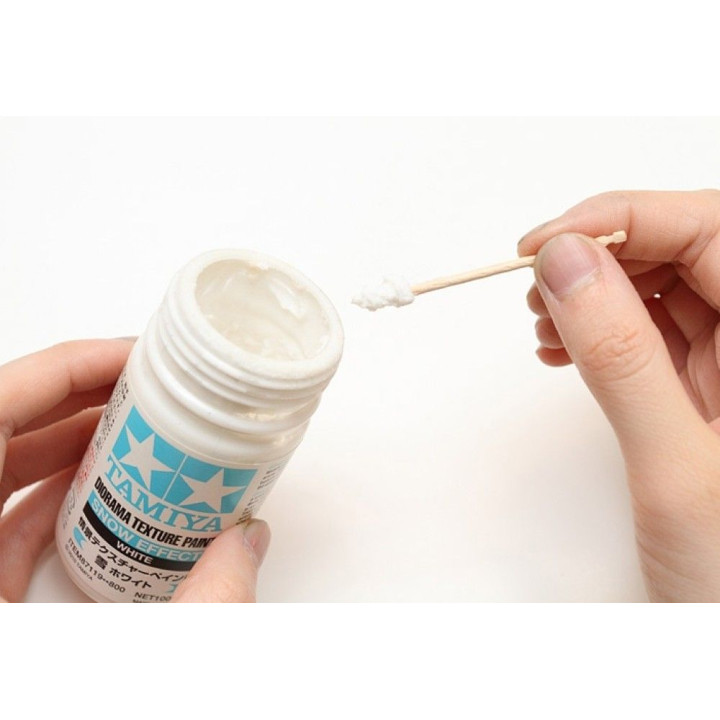 Tamiya Farba na textúru diorám – Snehový efekt, biela (100 ml) | RCsvet