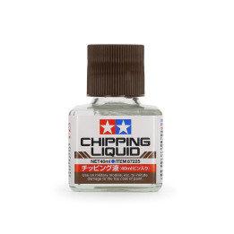 Tamiya Chipping Liquid – Prípravok pre efekt opotrebenia (40 ml) | RCsvet