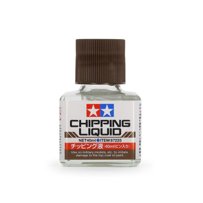 Tamiya Chipping Liquid – Prípravok pre efekt opotrebenia (40 ml) | RCsvet