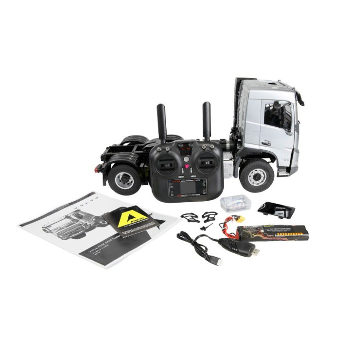 VOLVO FMX E013 ŤAHAČ 6X4 1:14 RTR STRIEBORNÝ | RCsvet