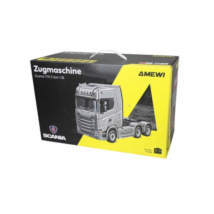 SCANIA 770 S ŤAHAČ 6X4 1:18 RTR STRIEBORNÝ | RCsvet