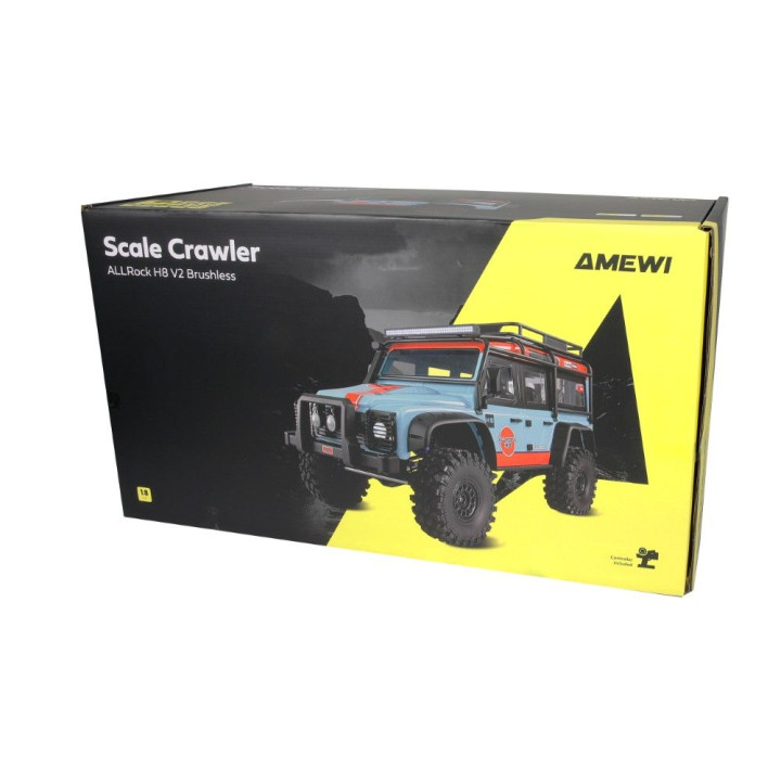ALLRock H8 V2 Scale Crawler brushless 1:8 RTR modro/oranžový | RCsvet