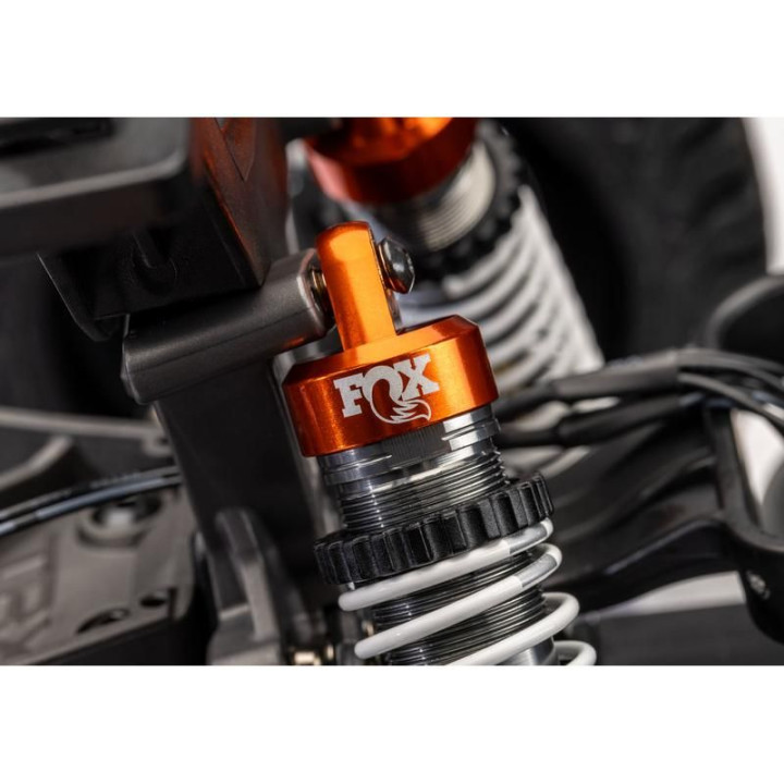 Traxxas hlava tlumiče GTR oranžová Fox (4)