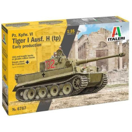 Model Kit tank 6767 - Pz. Kpfw. VI Tiger I Ausf. E/H1 (1:35)