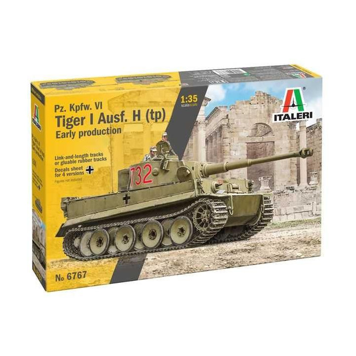Model Kit tank 6767 - Pz. Kpfw. VI Tiger I Ausf. E/H1 (1:35)