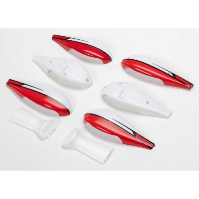 E-flite kryty kol: Cirrus SR-22T 1.5m červený