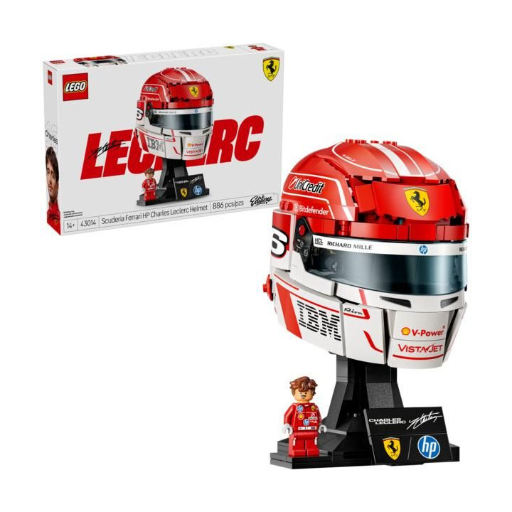 LEGO Editions - Helma Charles Leclerc ze Scuderia Ferrari HP