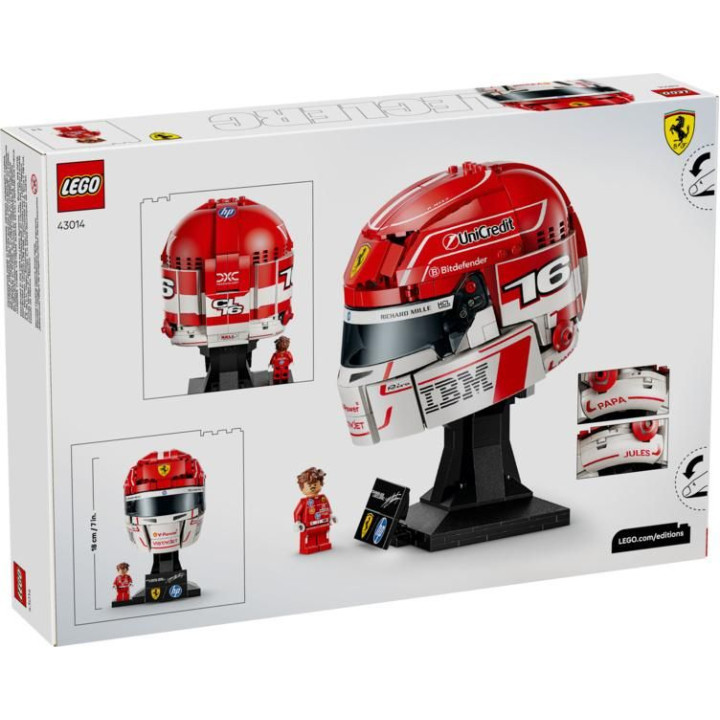LEGO Editions - Helma Charles Leclerc ze Scuderia Ferrari HP
