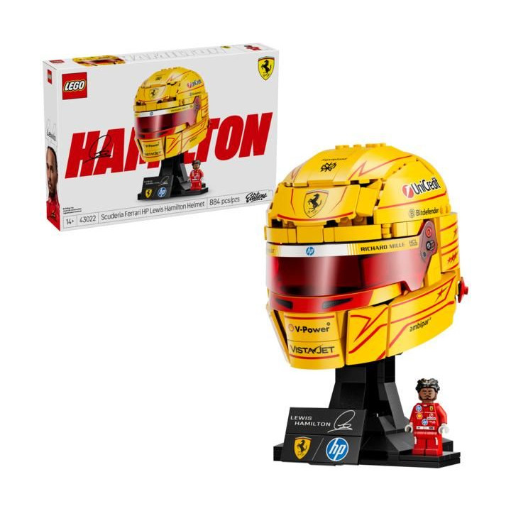 LEGO Editions - Helma Lewis Hamilton ze Scuderia Ferrari HP