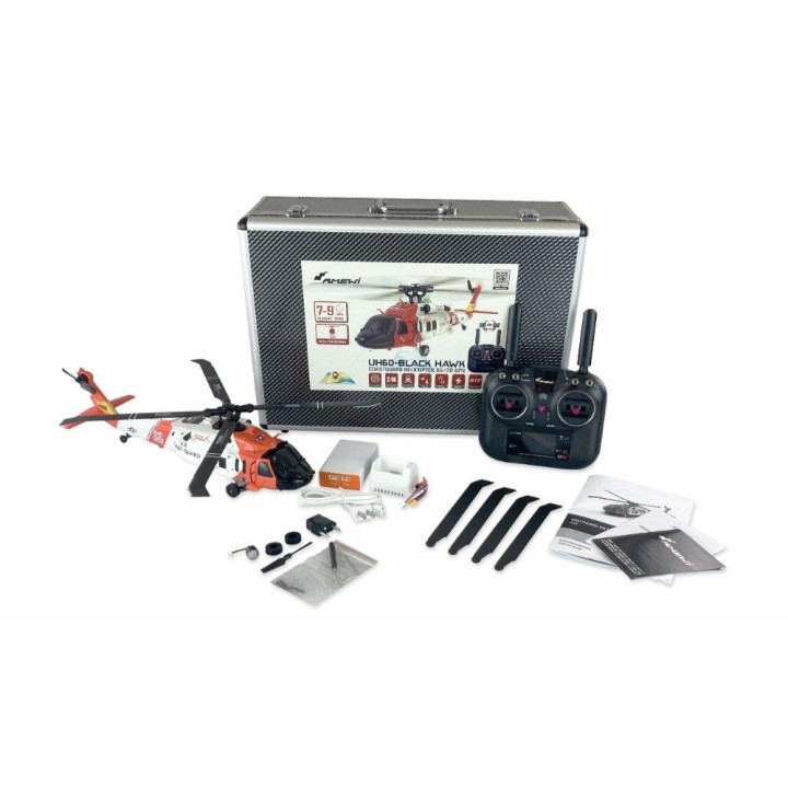 UH60 Black Hawk pobrežná stráž vrtulnik 6G/3D GPS RTF | RCsvet
