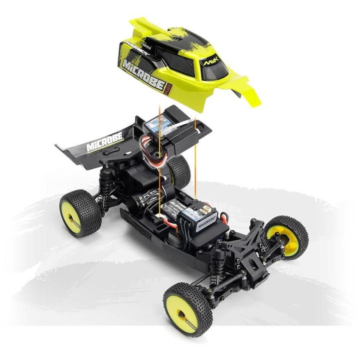 Microbe Flux 1/24th Buggy - Žlutá