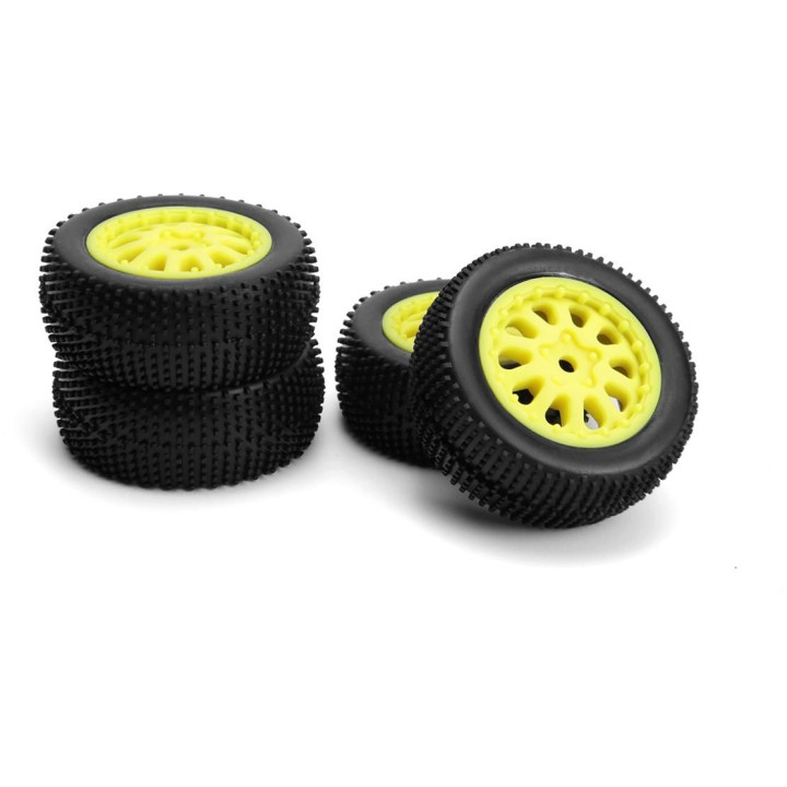 Kola kompletní Sidepin SC (žlutá/přední/zadní)
