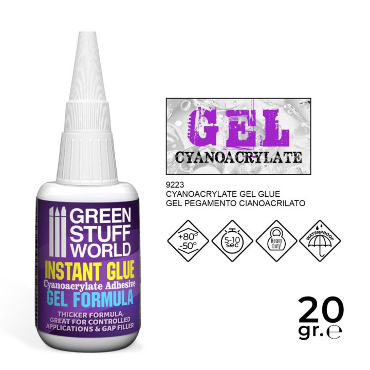 Cyanoacrylate Gel 20g - GSW Gélové sekundové lepidlo | RCsvet