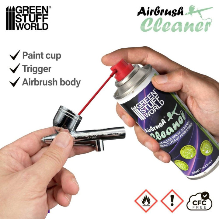 Čistiaci sprej na airbrush 200 ml - GSW Cleaner | RCsvet