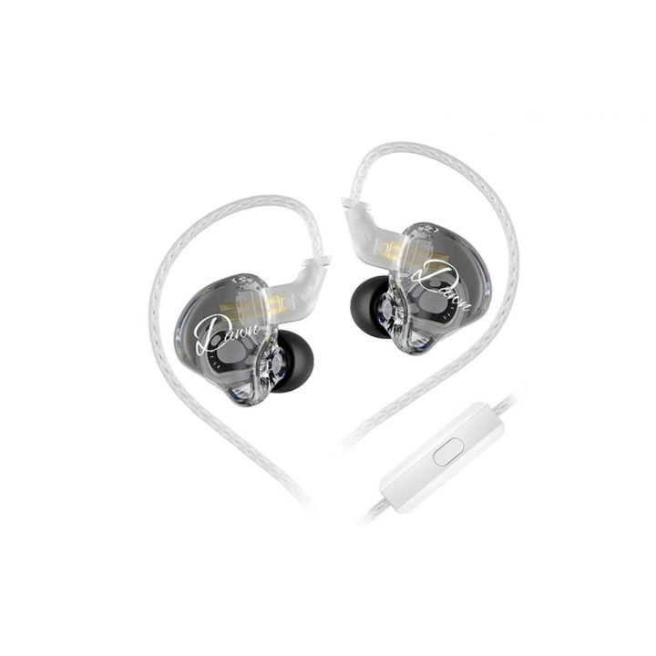 KZ Dawn Sluchátka s mikrofonem (Silver-plated cable)