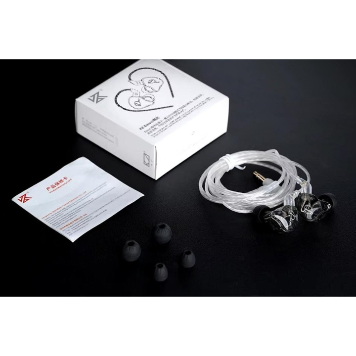 KZ Dawn Sluchátka s mikrofonem (Silver-plated cable)