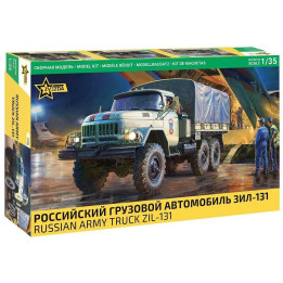 Model Kit military 3706 - Soviet truck ZIL-131 (1:35)