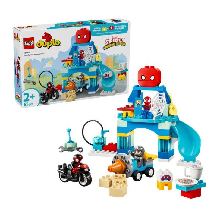 LEGO DUPLO - Spideyho tým a pavoučí základna
