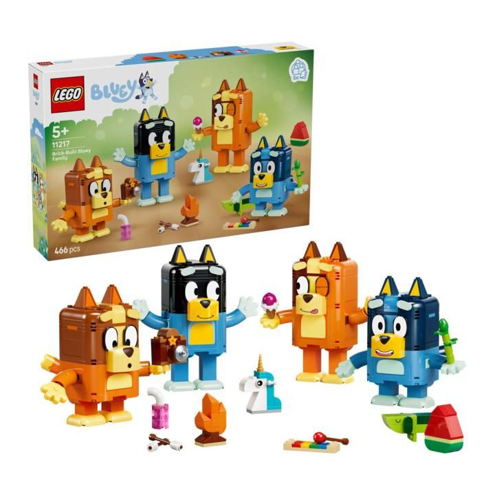 LEGO Bluey - Bluey a její rodinka z kostek