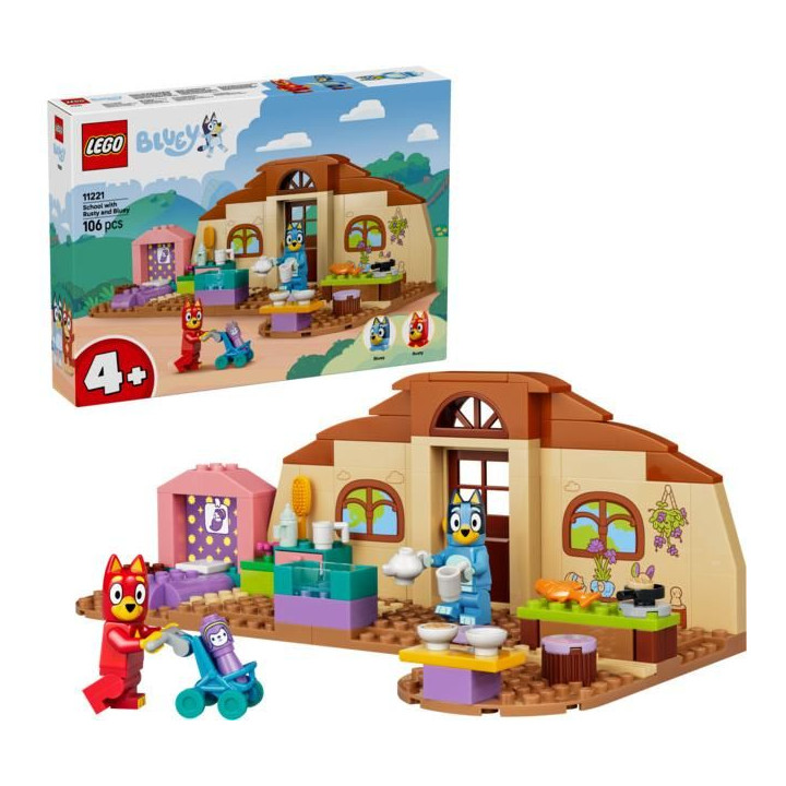 LEGO Bluey - Rusty, Bluey a škola